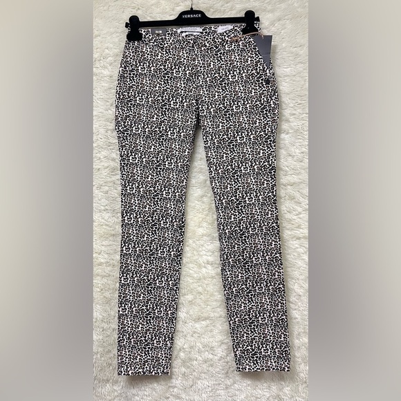 🆕 Scotch & Soda Maison Route 22 Slim Chino Fit Animal Leopard Print Pant 24/30 - Picture 2 of 14